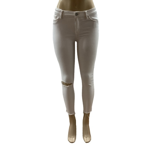 All Saints Denim - AllSaints Size 29 Grace Women's White Distressed Jeans. Preloved